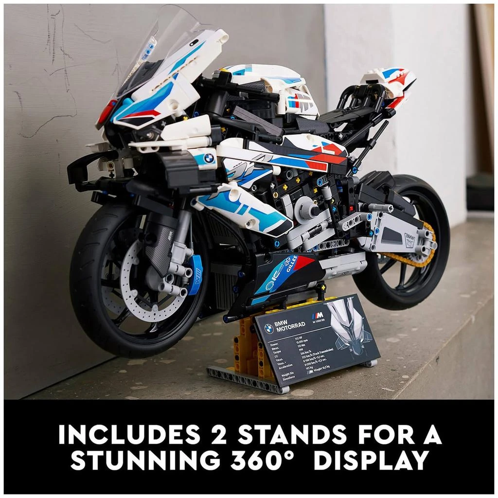 商品LEGO|乐高机械组：宝马 M1000 RR 摩托车模型套件 42130,价格¥2039,第5张图片详细描述