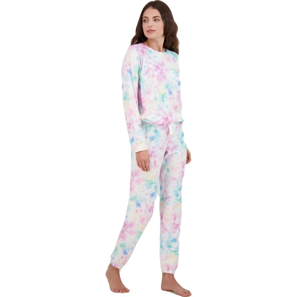 商品P.J. Salvage|PJ Salvage Women's 2 Piece Tie-Dye Print Peachy Jogger and Sweatshirt Lounge Set,价格¥116,第3张图片详细描述