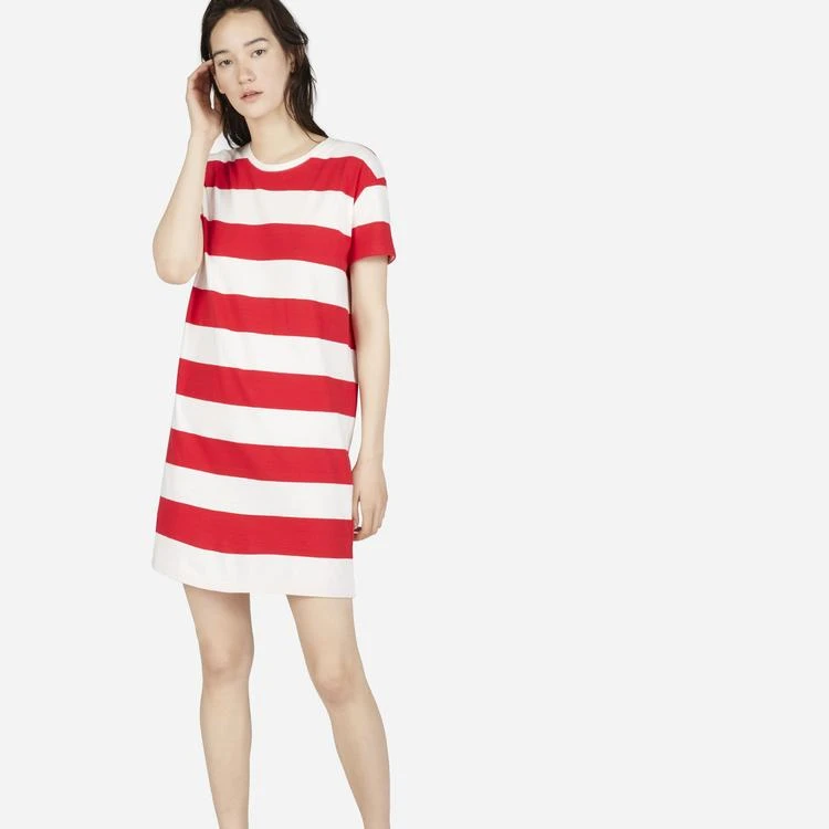 商品Everlane|纯棉条纹直身连衣裙,价格¥104,第3张图片详细描述
