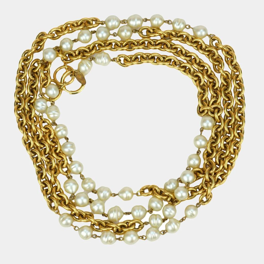 商品[二手商品] Chanel|Chanel Vintage 1980as Strand Pearl Necklace,价格¥19229,第1张图片