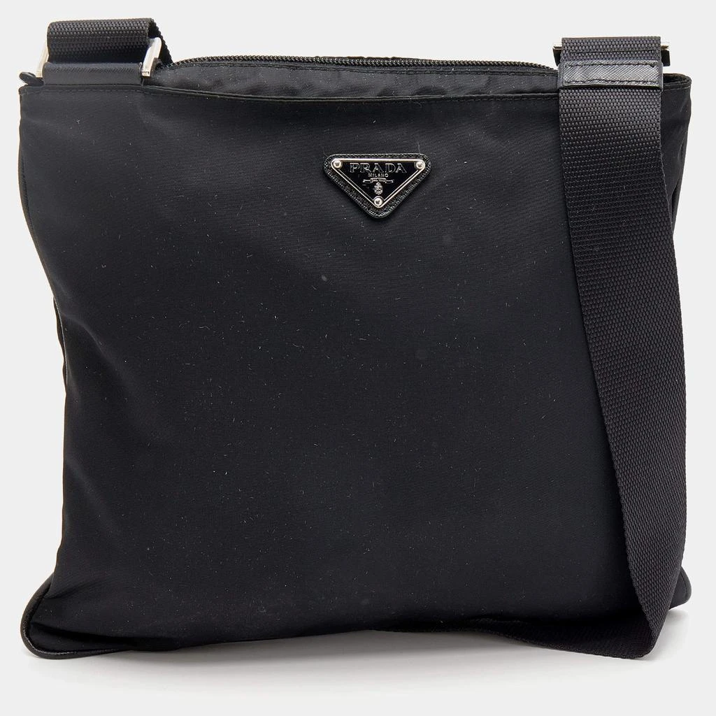 商品[二手商品] Prada|Prada Black Tessuto Nylon Messenger Bag,价格¥2838,第1张图片