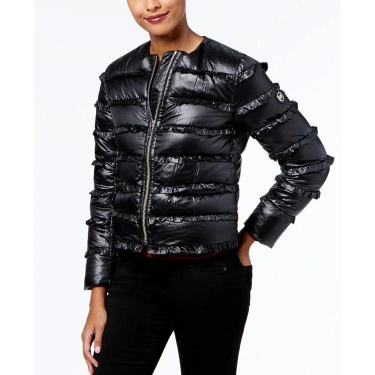 商品Michael Kors|MICHAEL  Ruffled Puffer Jacket, a Macy's Exclusive Style,价格¥374,第3张图片详细描述