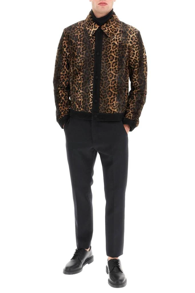 商品AMI|ANIMALIER PONYSKIN JACKET,价格¥5364,第2张图片详细描述