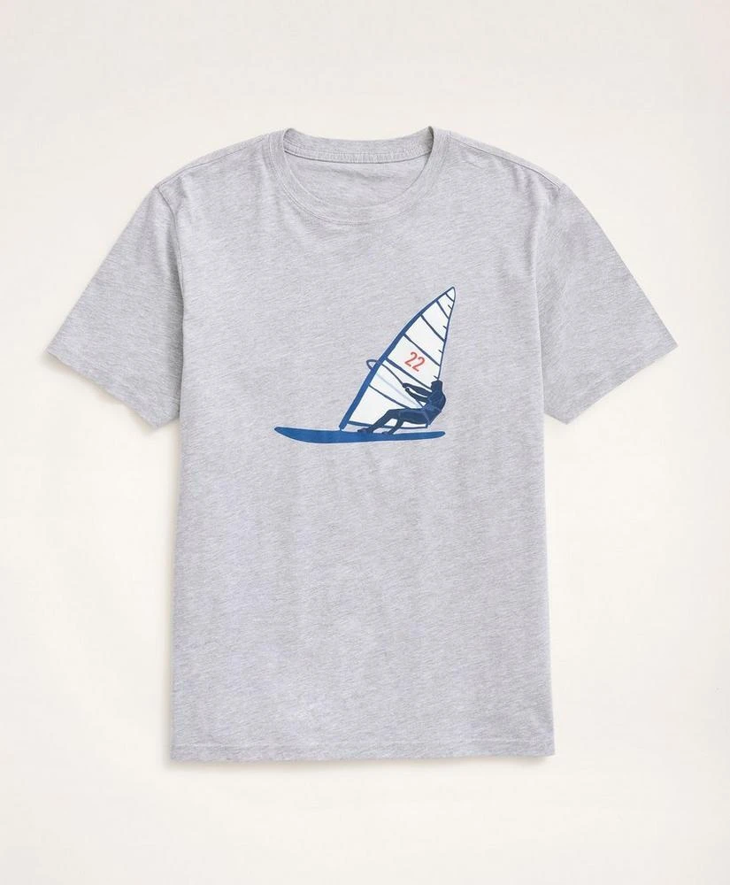 商品Brooks Brothers|Windsurfing Graphic T-Shirt,价格¥164,第1张图片