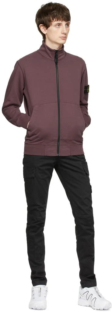 商品Stone Island|Burgundy Cotton Sweatshirt,价格¥3080,第5张图片详细描述