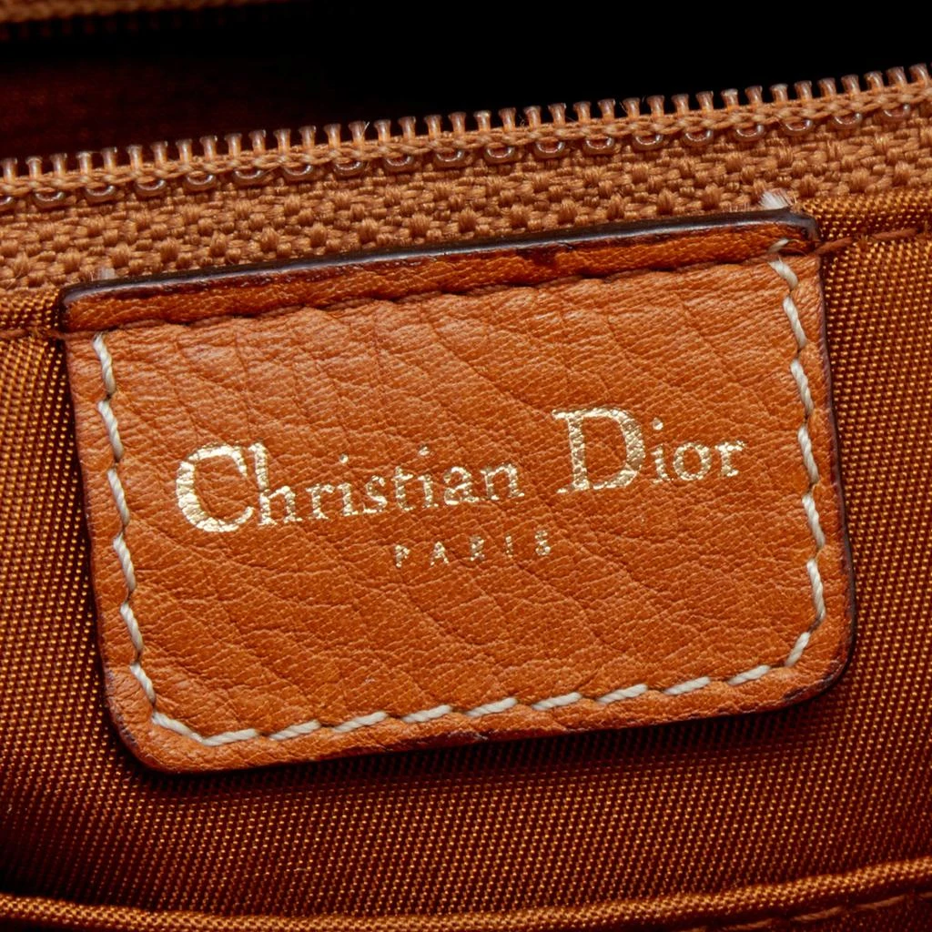 Dior Brown Leather Double Saddle Bowler Bag 商品
