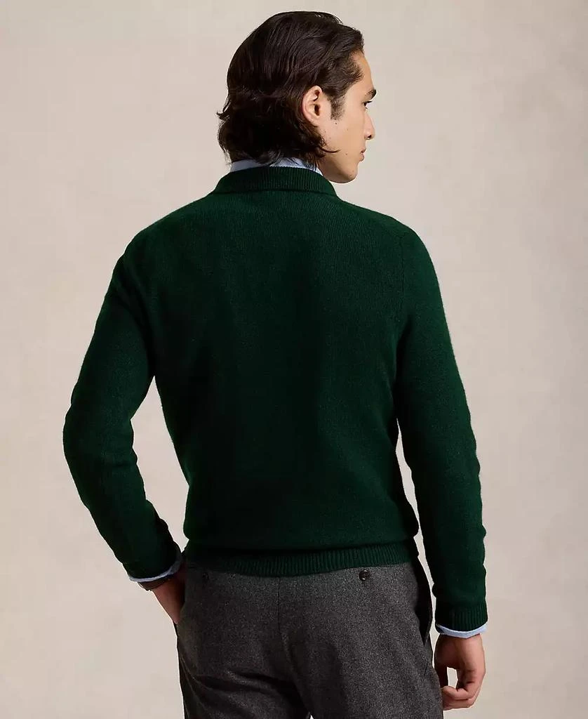 Men's Wool-Cashmere Polo-Collar Sweater 商品