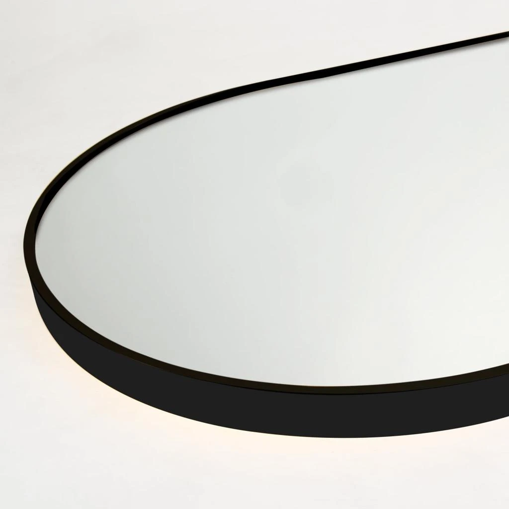 商品Simplie Fun|65" Arched Full Length Mirror Floor Dressing Mirror - Black,价格¥2490,第5张图片详细描述