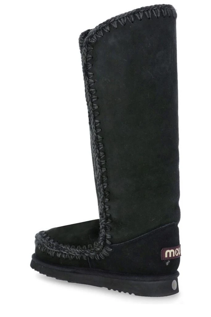 商品Mou|Mou Contarst Stitched Knee-Length Boots,价格¥2150,第3张图片详细描述