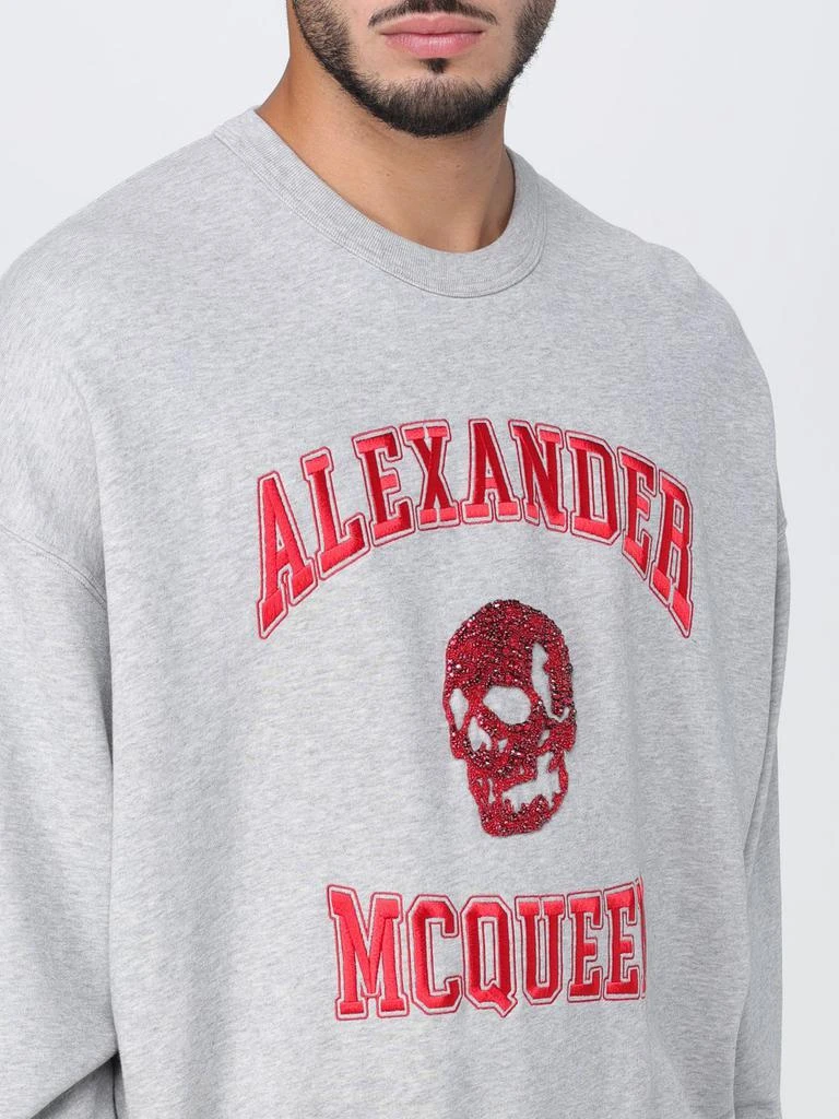 商品Alexander McQueen|Alexander McQueen sweatshirt with rhinestone skull,价格¥9313,第5张图片详细描述