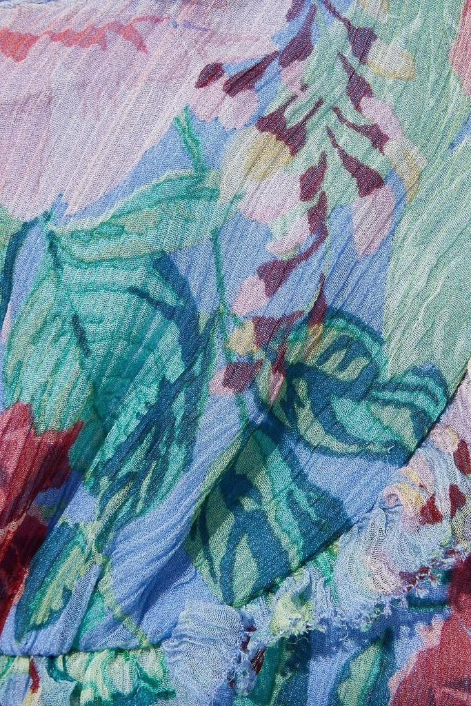 ZIMMERMANN Bellitude Corset cropped floral-print silk-georgette jumpsuit 2
