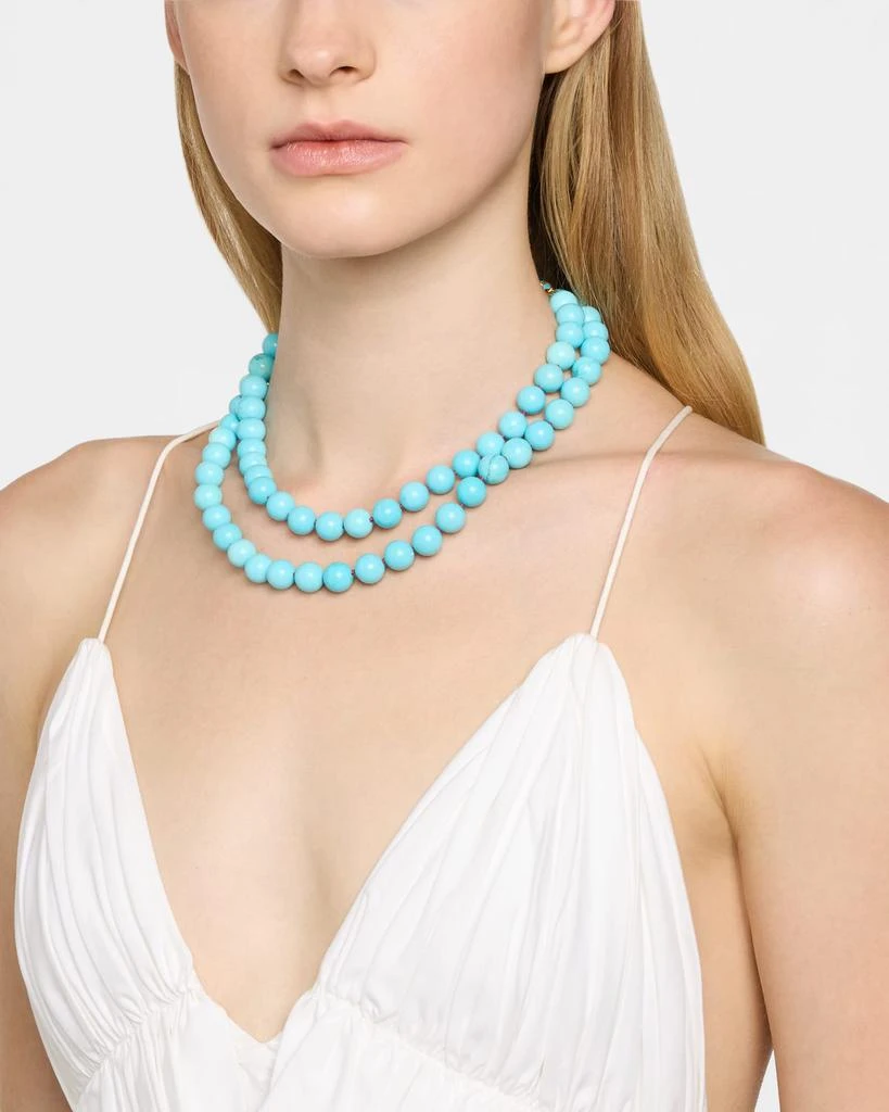 商品Dina Mackney|Hand-Knotted Turquoise Howlite Bead Necklace, 36"L,价格¥2300,第2张图片详细描述