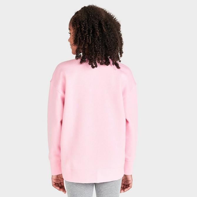 Girls' Nike Sportswear Club Fleece Crewneck Sweatshirt (Plus Size)商品第4张图片规格展示
