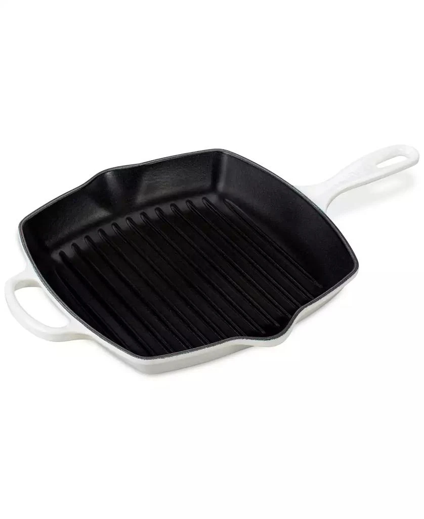 商品Le Creuset|10.25" Enameled Cast Iron Skillet Grill with Helper Handle,价格¥1665,第2张图片详细描述