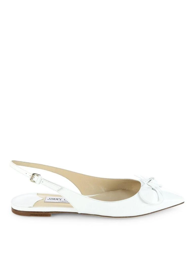 商品Jimmy Choo|Jimmy Choo - Blare Patent Leather Slingback Flats,价格¥1784,第5张图片详细描述