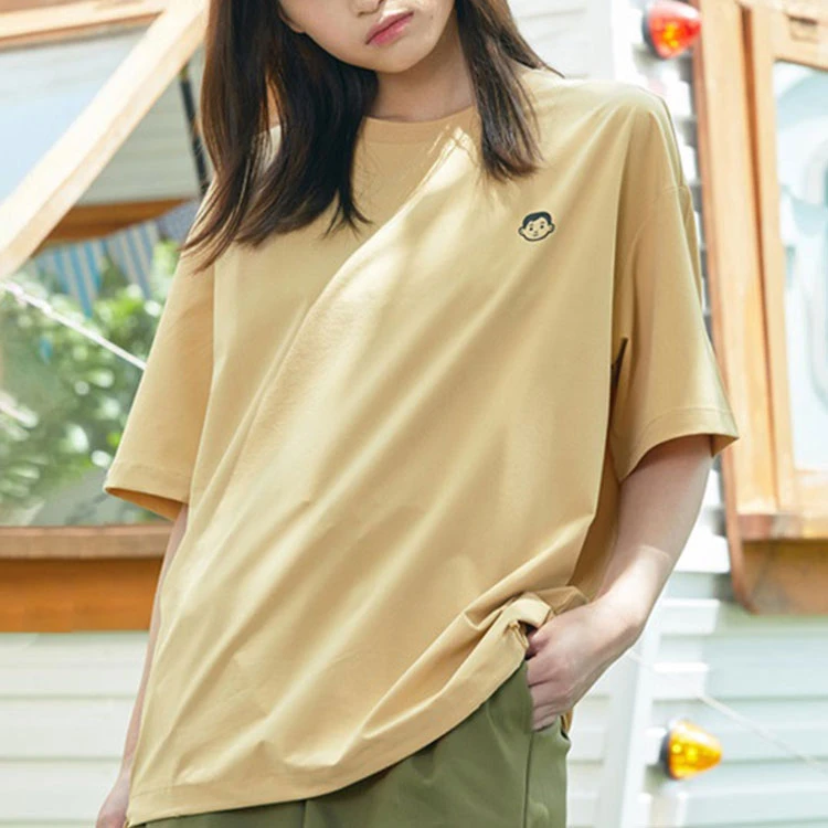 商品[国内直发] New Balance|x noritake Noritake 系列 联名款 运动圆领短袖T恤 男女同款 卡其色,价格¥386,第4张图片详细描述