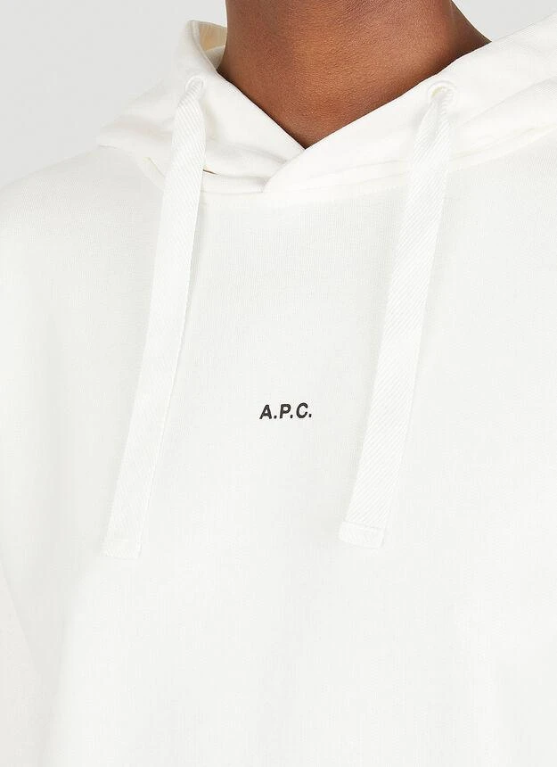 商品A.P.C.|Christina Hooded Sweatshirt in White,价格¥824,第5张图片详细描述