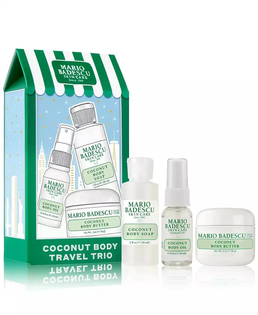 商品Mario Badescu|3-Pc. Coconut Body Travel Set,价格¥90,第2张图片详细描述