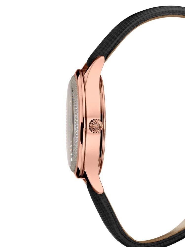 商品Ted Baker London|Zoe Round Leather Strap Analog Watch,价格¥694,第2张图片详细描述