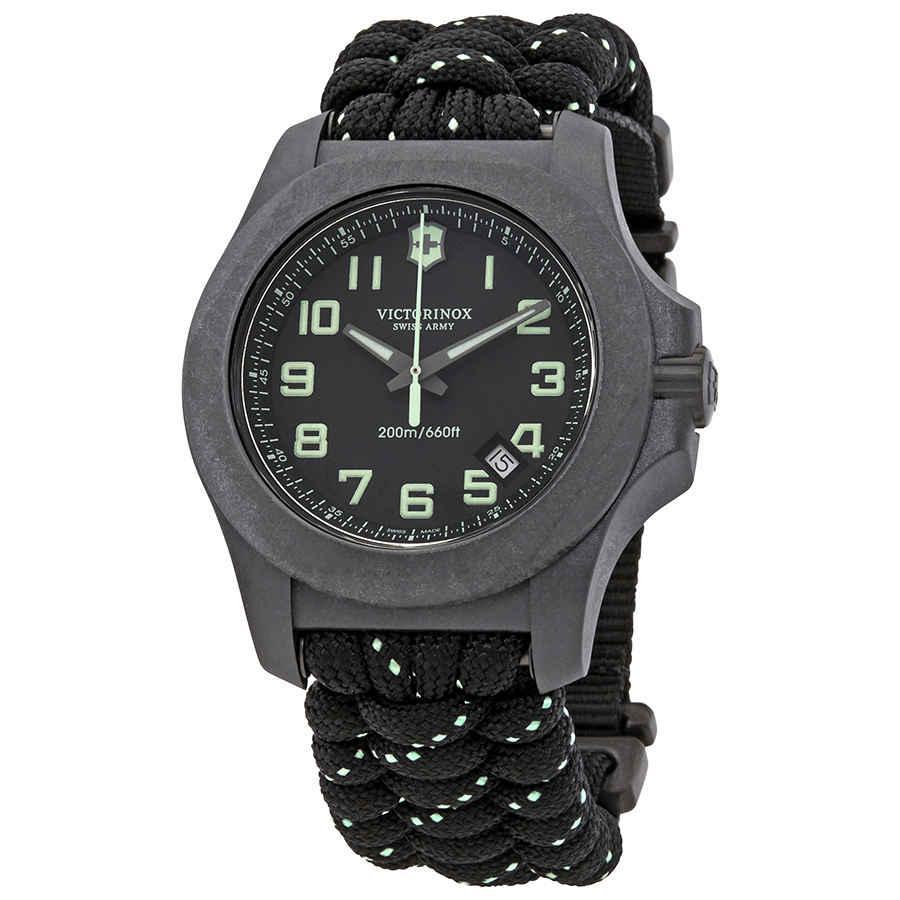 商品Victorinox|Victorinox I.N.O.X. Quartz Black Dial Mens Watch 241859,价格¥3443,第1张图片