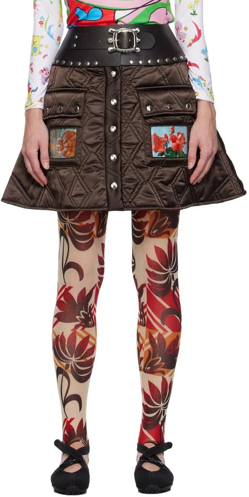 商品CHOPOVA LOWENA|Brown Ridge Miniskirt,价格¥3653,第1张图片