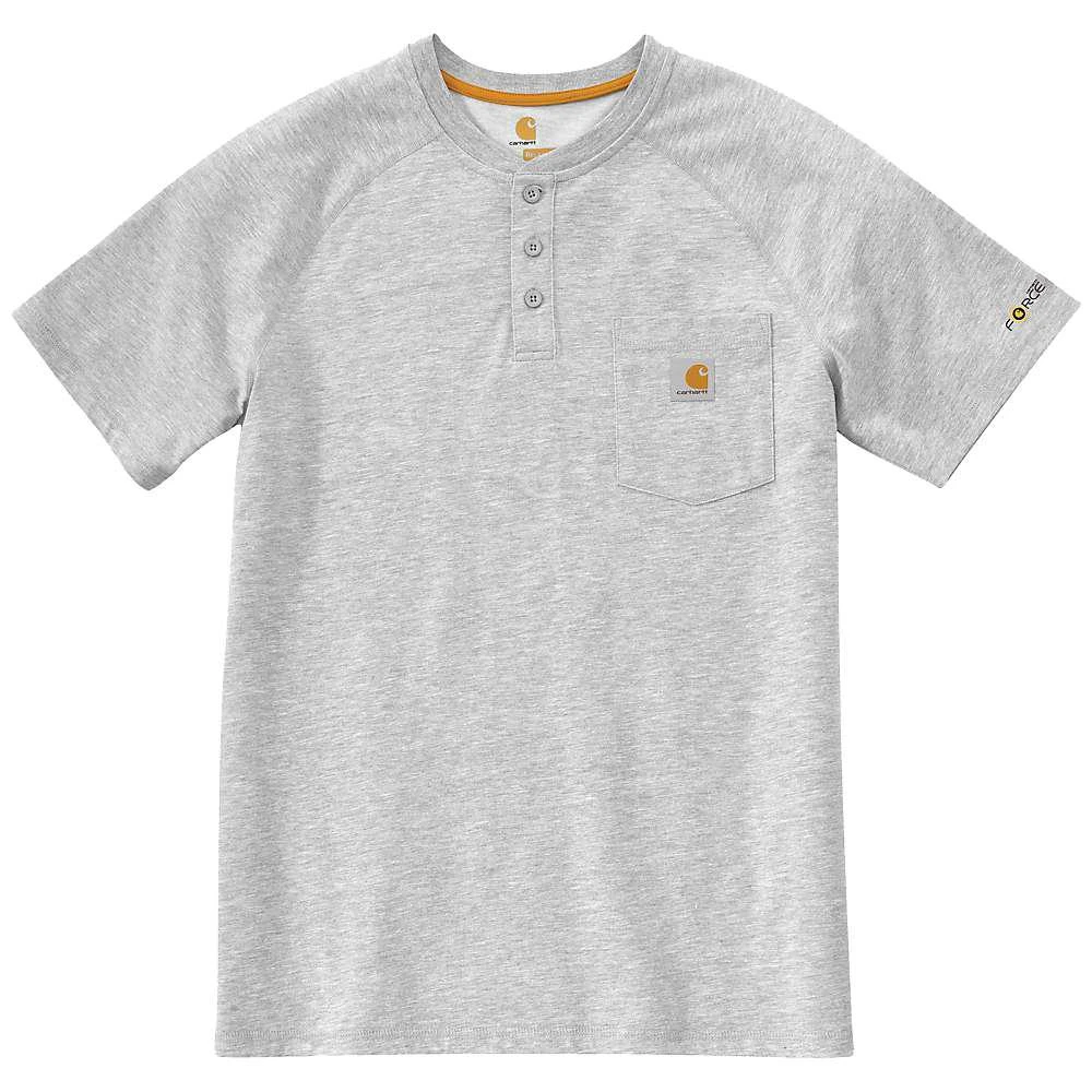 商品Carhartt|Carhartt Men's Force Cotton Delmont SS Henley Shirt,价格¥248,第1张图片