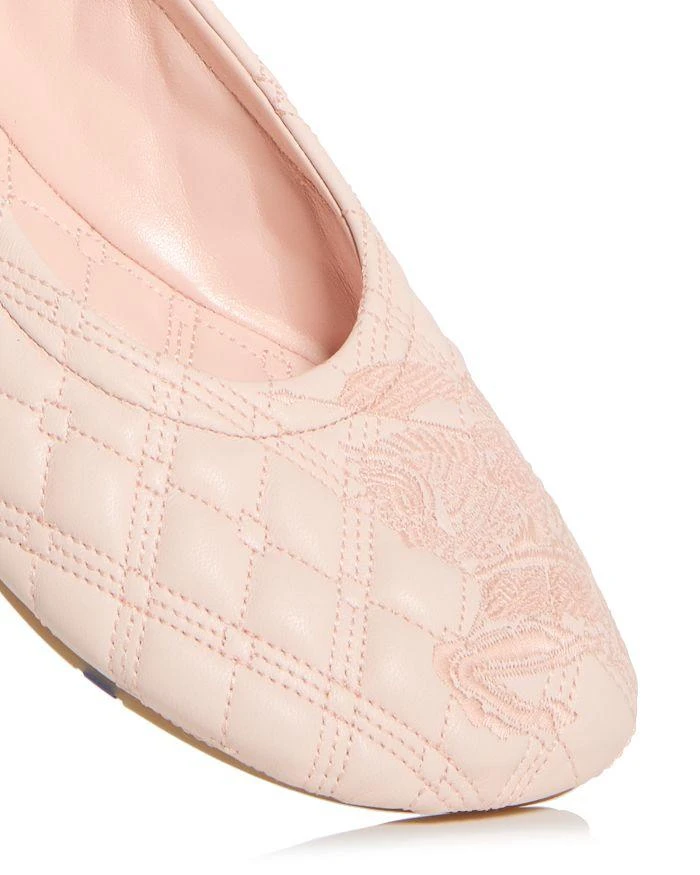 商品Burberry|Women's Sadler Quilted Ballet Flats,价格¥3527,第5张图片详细描述