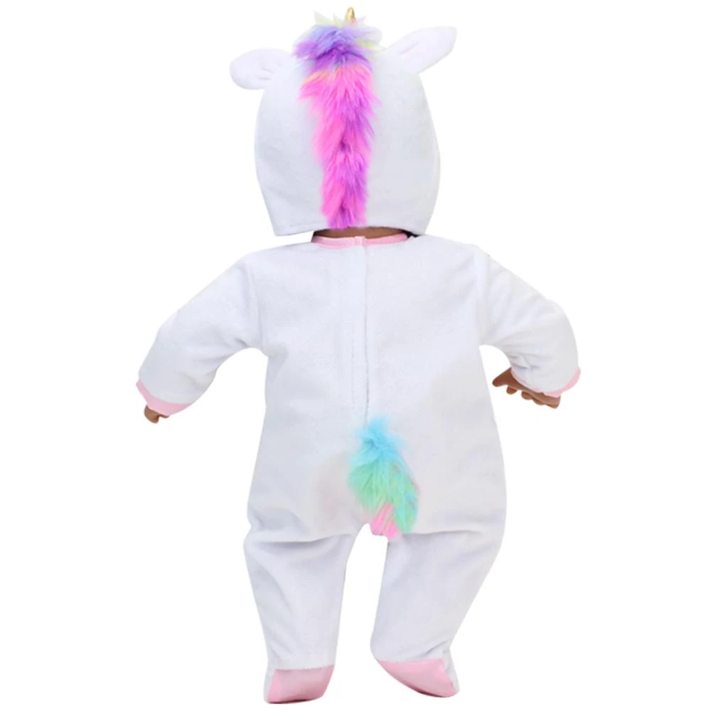 商品Teamson|Sophia’s Unicorn Costume with Rainbow Hair for 15" Dolls, White,价格¥199,第3张图片详细描述