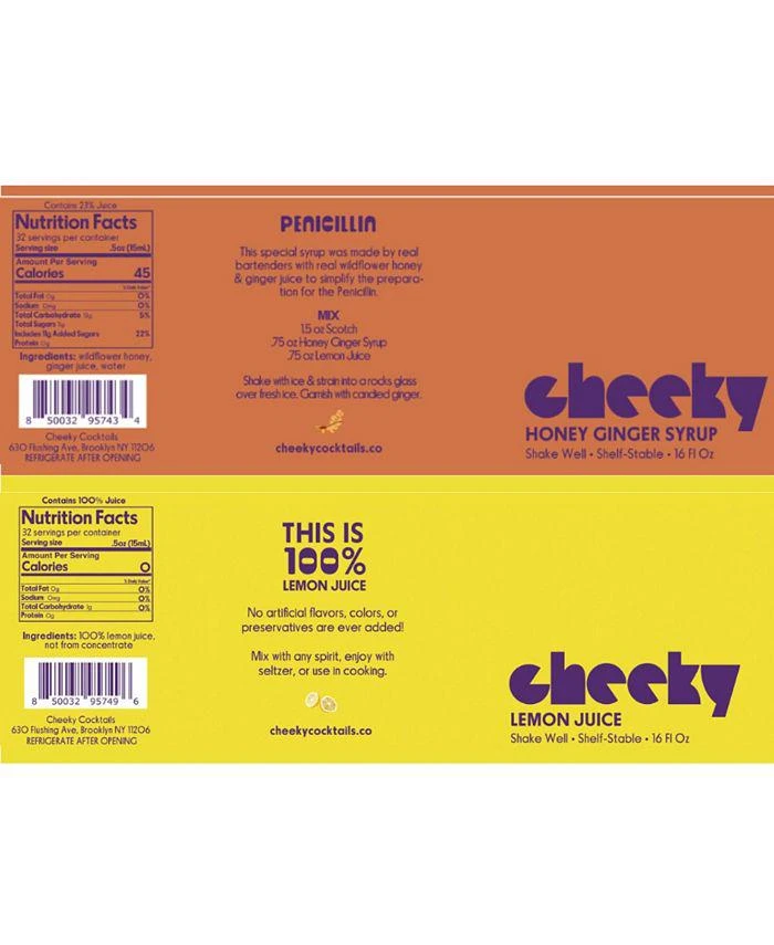 商品Cheeky Cocktails|Penicillin Set - 16oz,价格¥282,第2张图片详细描述