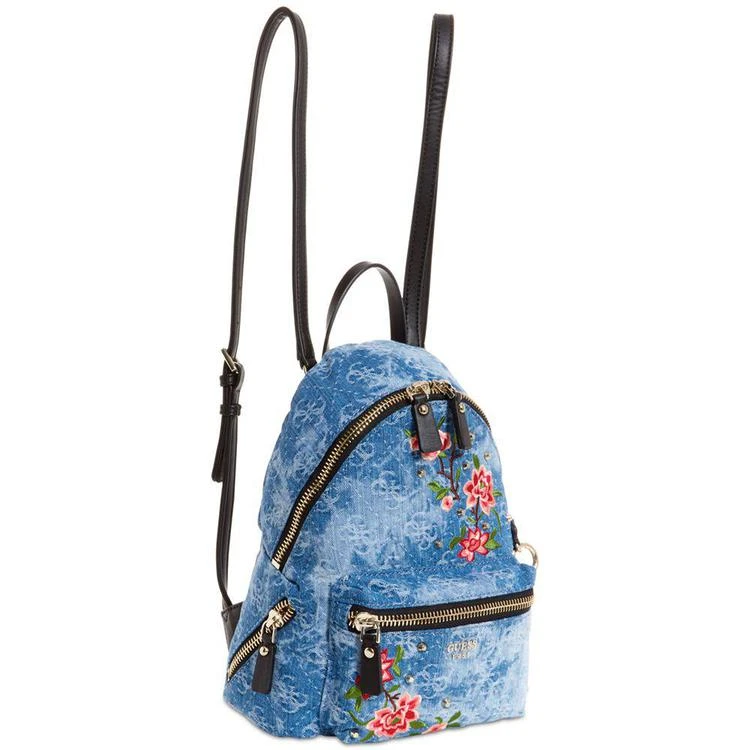 商品GUESS|Cool School Denim Small Backpack,价格¥423,第5张图片详细描述