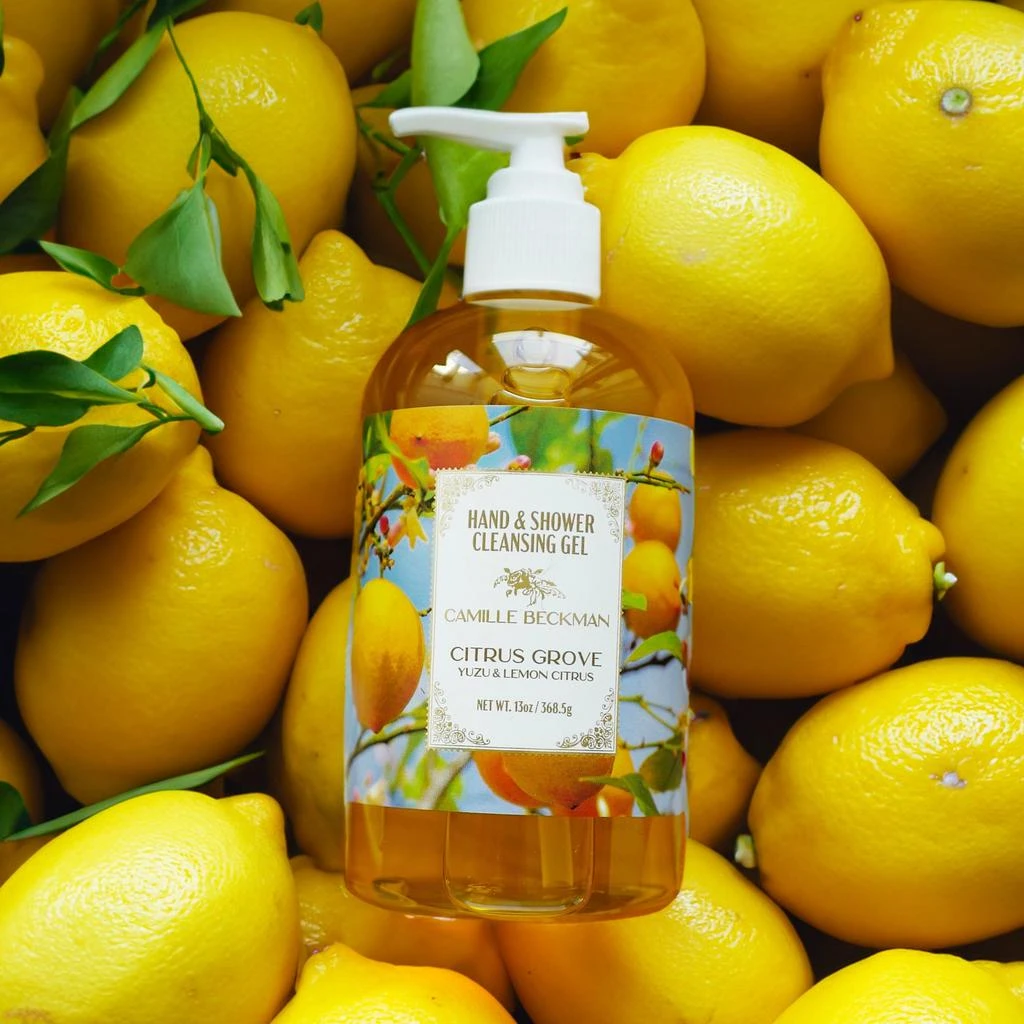 商品Camille Beckman|Hand & Shower Cleansing Gel 13oz Citrus Grove,价格¥120,第3张图片详细描述