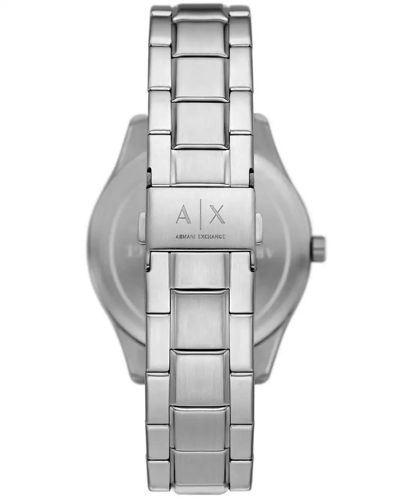 商品Armani Exchange|Men's Dante Multifunction Silver-Tone Stainless Steel Watch 42mm,价格¥1271,第3张图片详细描述