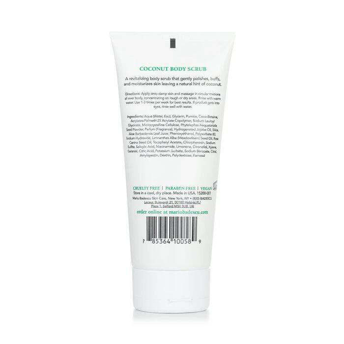 商品Mario Badescu|Mario Badescu 椰果身体磨砂膏-适合所有皮肤类型 170g/6oz,价格¥148,第3张图片详细描述