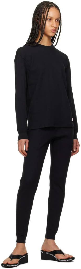 商品Alexander Wang|Black Relaxed Long Sleeve T-Shirt,价格¥552,第4张图片详细描述