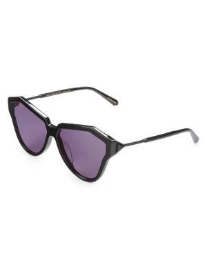商品KAREN WALKER|One Hybrid 62MM Cat Eye Sunglasses,价格¥958,第2张图片详细描述