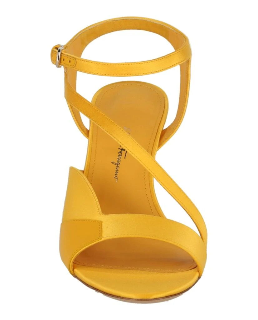 商品Salvatore Ferragamo|Olga Satin Heel Sandals,价格¥2598,第4张图片详细描述
