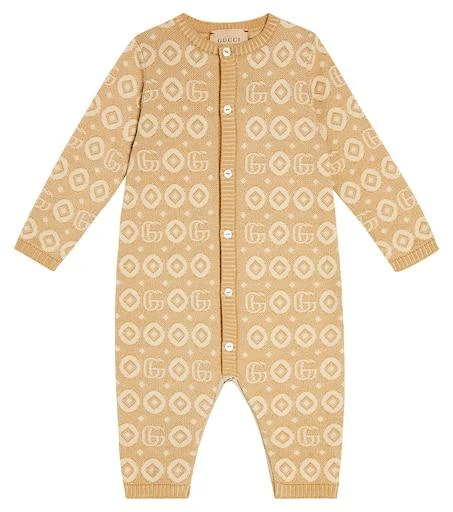 商品Gucci|Baby GG cotton bodysuit,价格¥5044,第1张图片