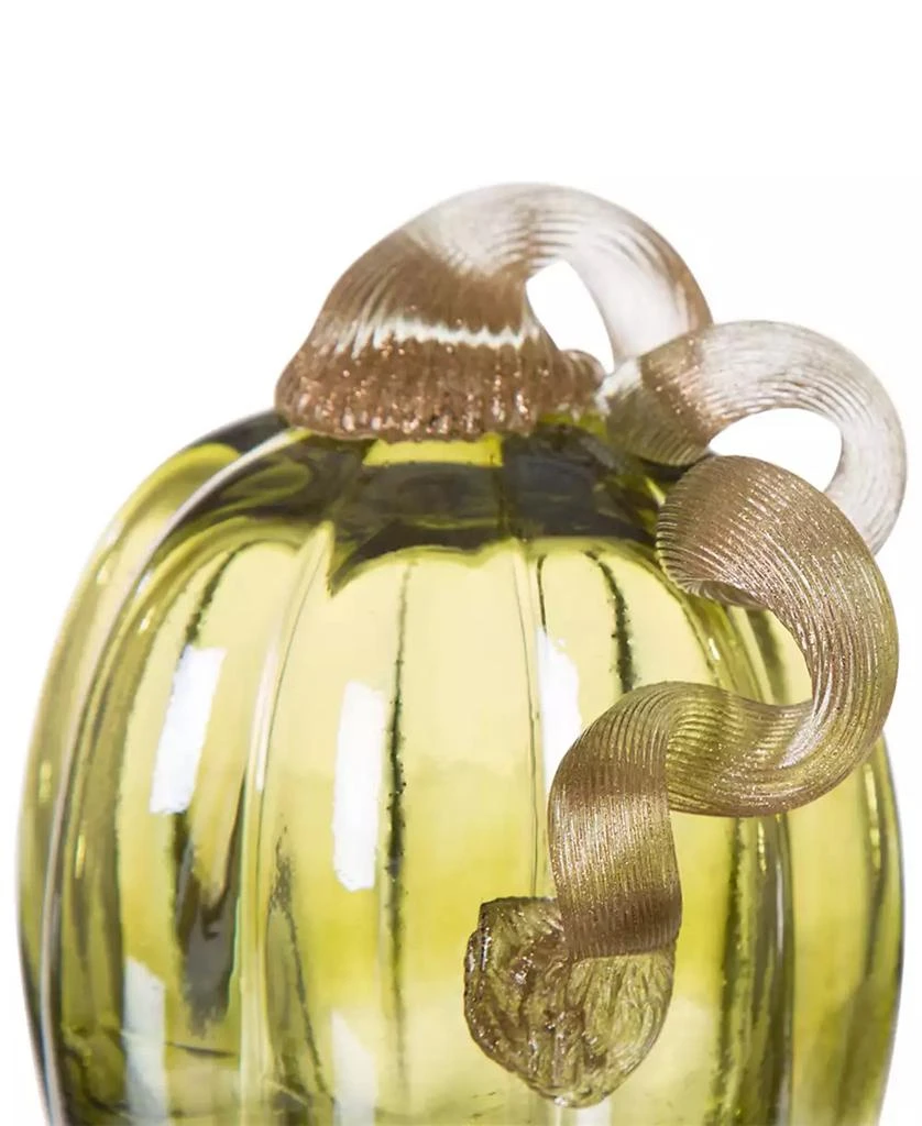 商品Glitzhome|Crackle Glass Pumpkin,价格¥152,第5张图片详细描述