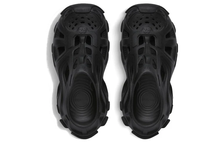 商品[国内直发] Balenciaga|巴黎世家 舒适厚底 包头拖鞋 男款 黑色,价格¥3958,第5张图片详细描述