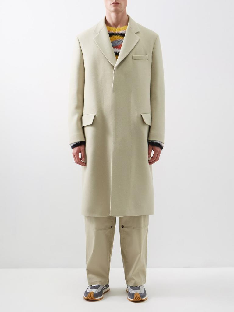 商品Loewe|Tailored wool-blend twill overcoat,价格¥19076,第1张图片