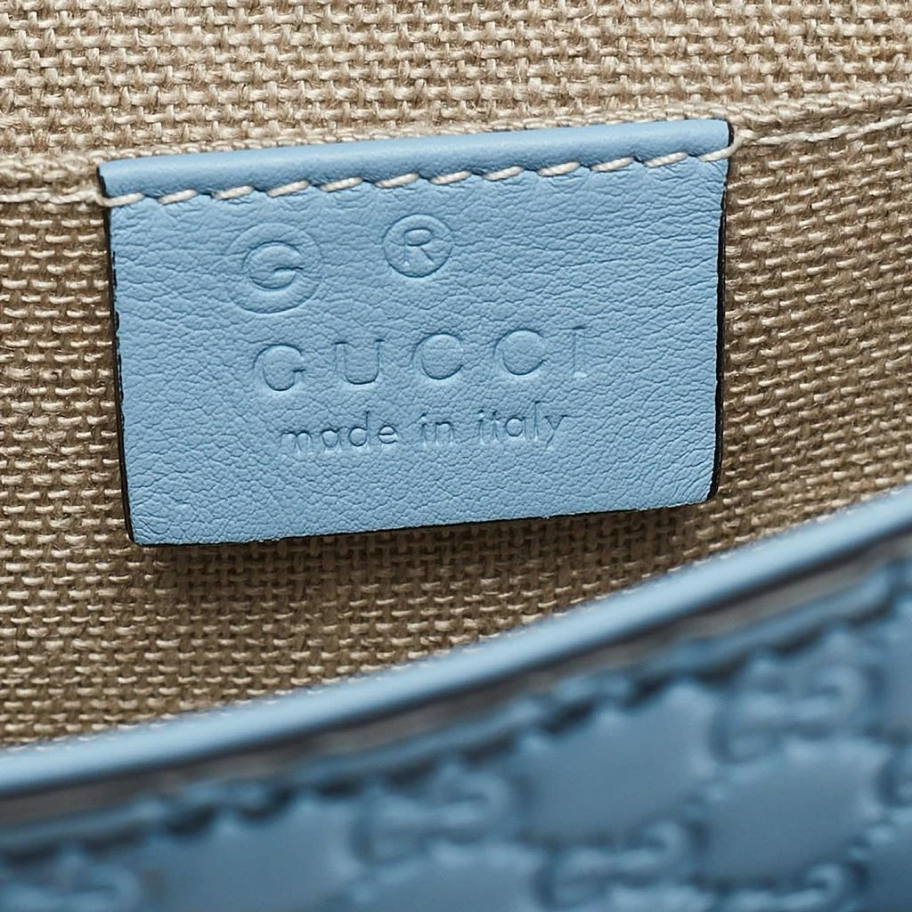 Gucci Light Blue MIcroguccissima Leather Mini Emily Chain Shoulder Bag 商品