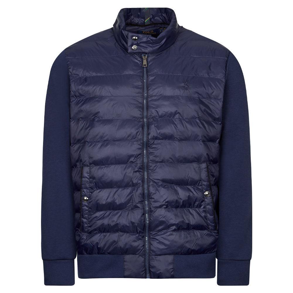 商品Ralph Lauren|Ralph Lauren Double Knit Hybrid Jacket - Navy,价格¥789,第1张图片