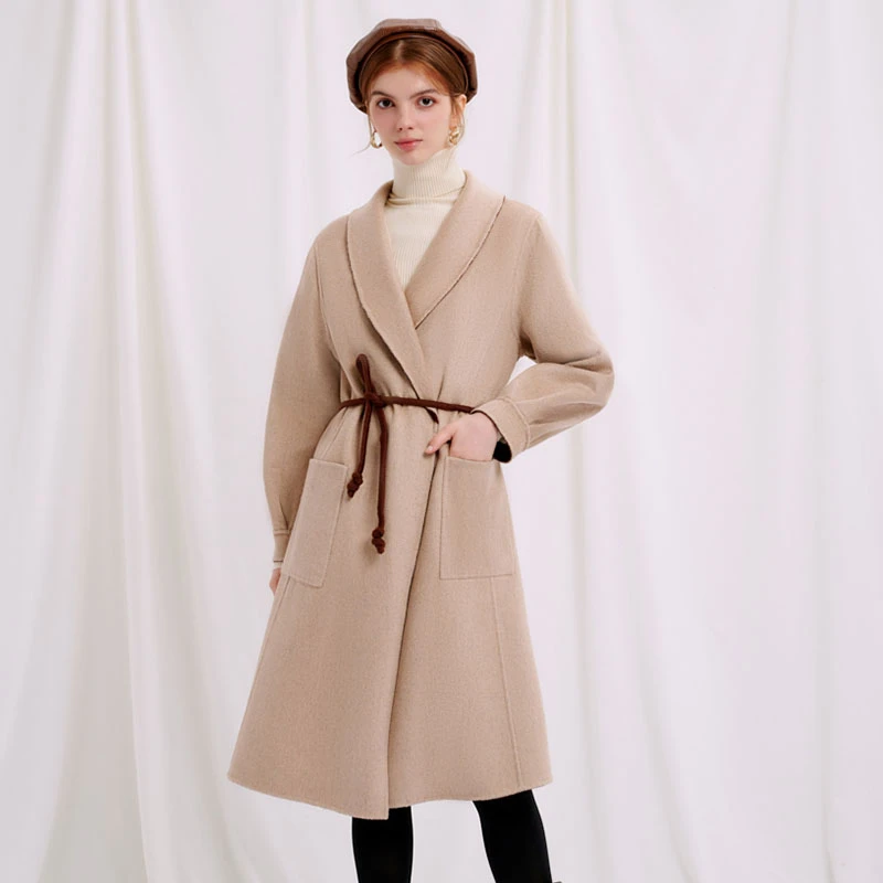 Ainsley Wool Coat - Beige/Mocha | Ainsley羊毛大衣 - 摩卡/米色 商品