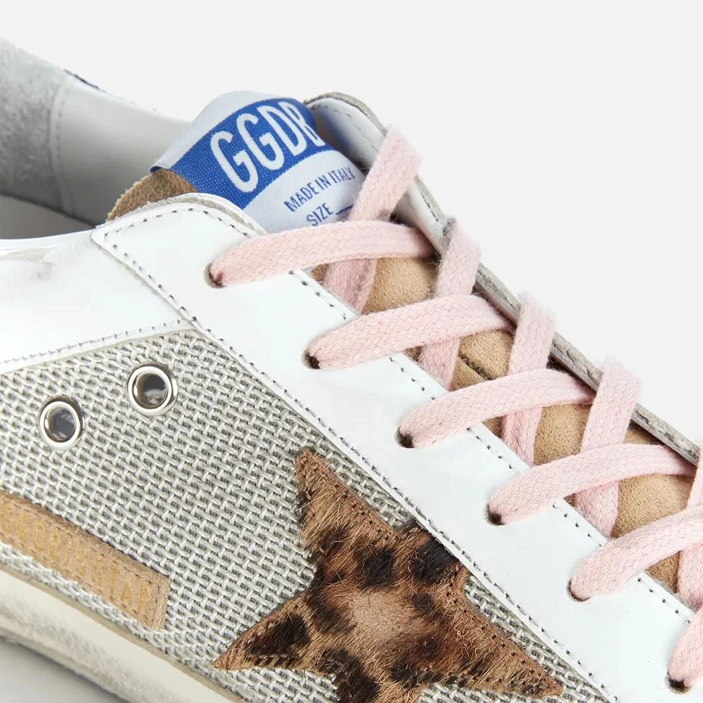 商品Golden Goose|Golden Goose Women's Superstar Mesh/Leather Trainers,价格¥3912,第4张图片详细描述