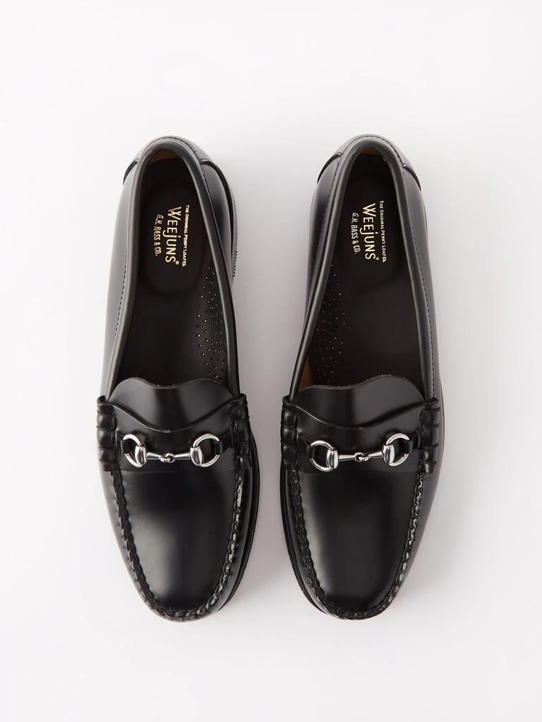 商品G.H. Bass|Weejuns Heritage Lincoln leather loafers,价格¥923,第3张图片详细描述