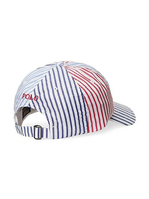 商品Ralph Lauren|Striped Logo Sport Cap,价格¥405,第4张图片详细描述