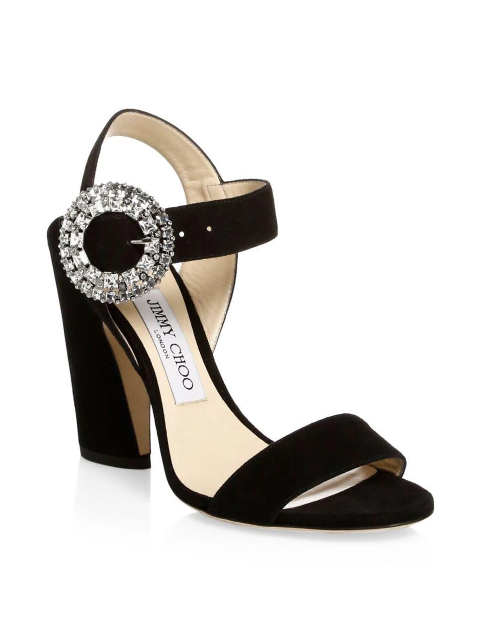 商品Jimmy Choo|Jimmy Choo - Mischa Suede Ankle-Strap Sandals,价格¥2848,第2张图片详细描述