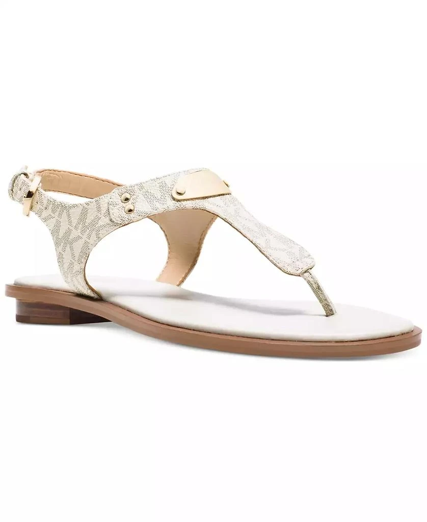 商品Michael Kors|Women's MK Plate Flat Thong Sandals,价格¥253,第1张图片