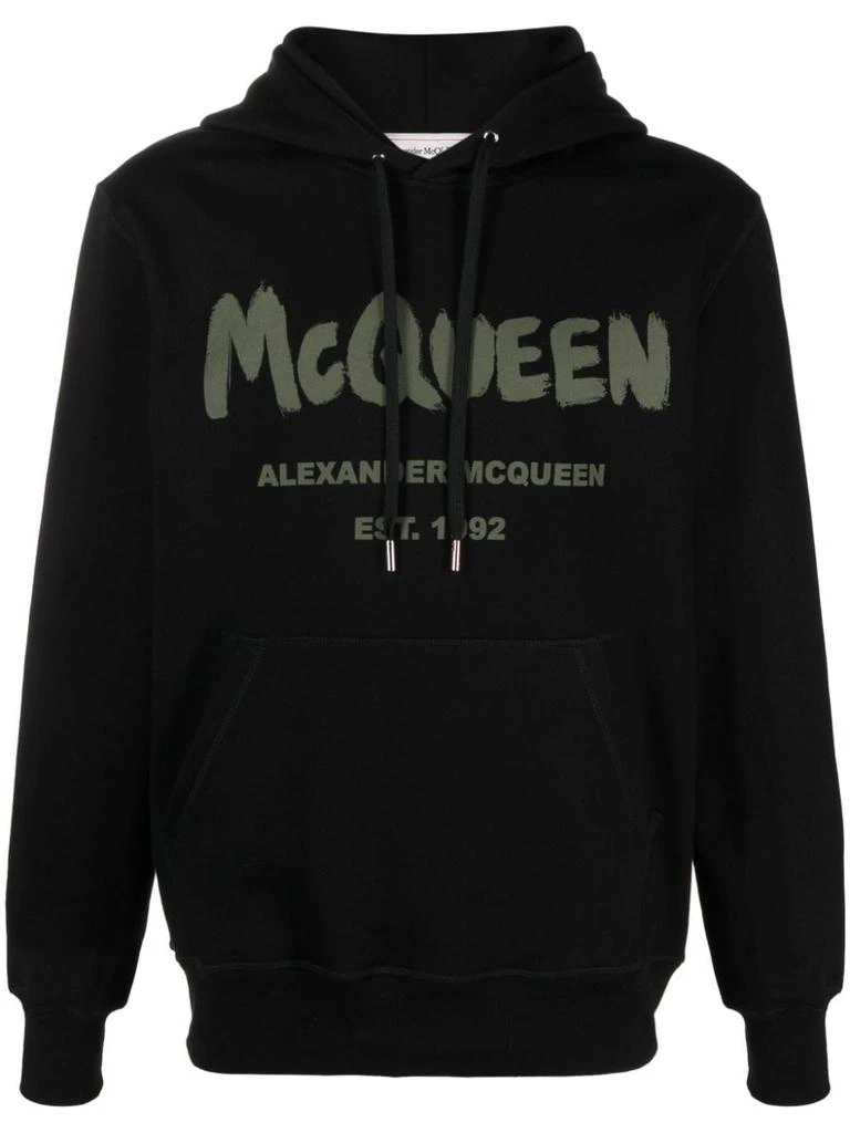 商品Alexander McQueen|ALEXANDER MCQUEEN - Sweatshirt With Logo Print,价格¥6123,第1张图片