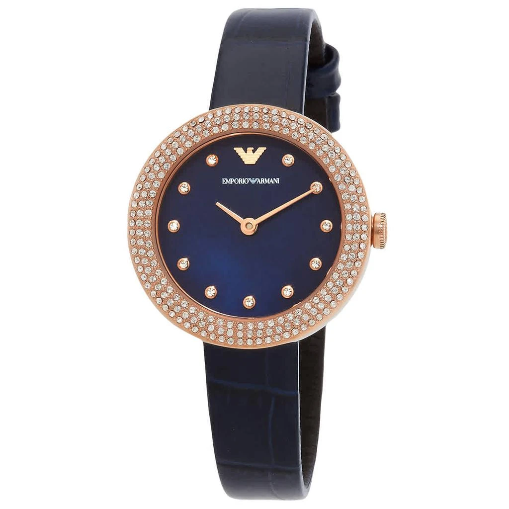 商品Emporio Armani|Rosa Quartz Crystal Ladies Watch AR11434,价格¥658,第1张图片